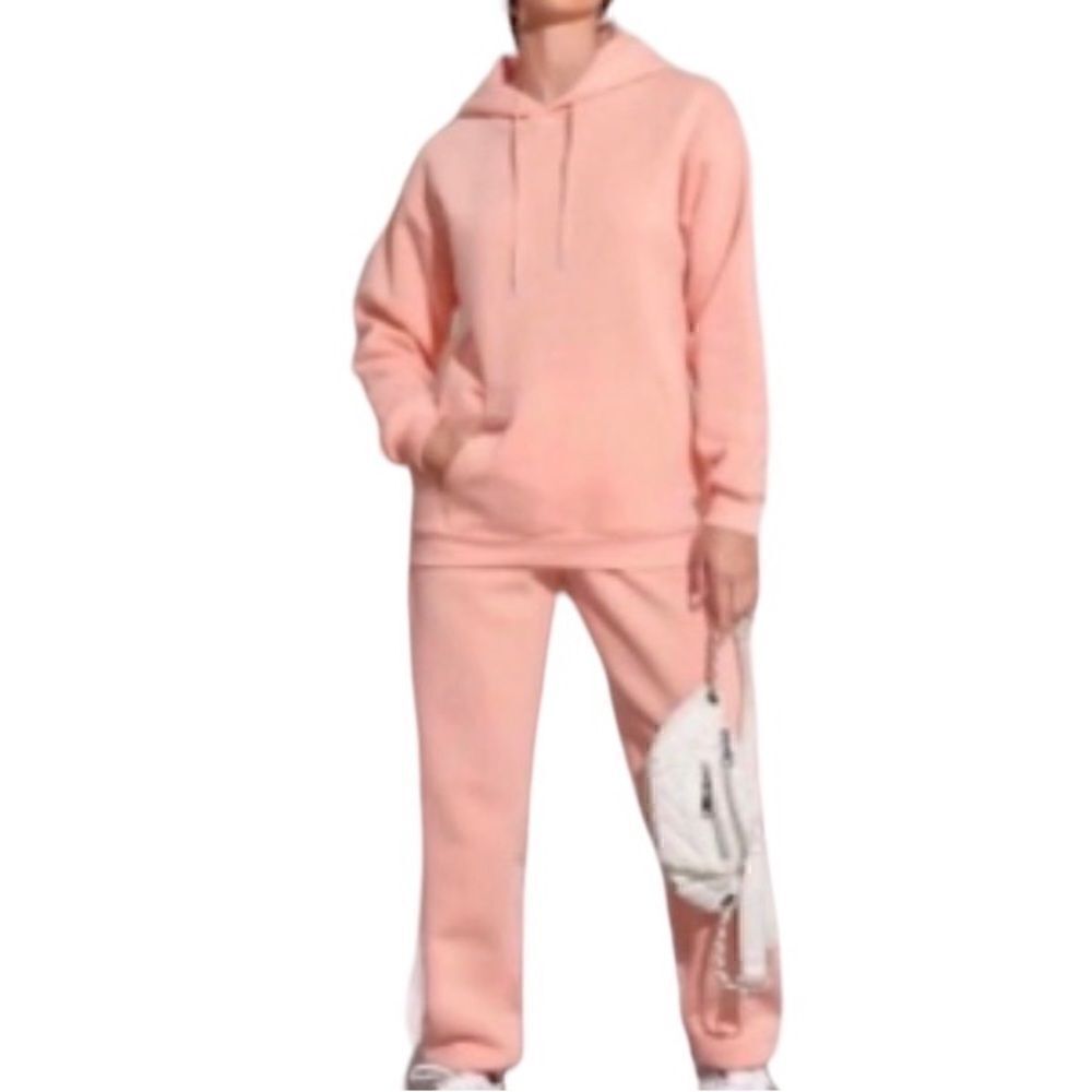 Shein Baby Pink Sweatsuit Set(Size Medium)